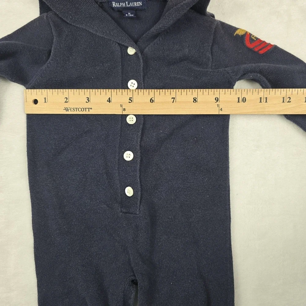 Ralph Lauren Baby Size 6-12 Months One‎ Piece Shawl Collar Jumpsuit